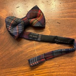 Ted Baker clip on wool bow tie